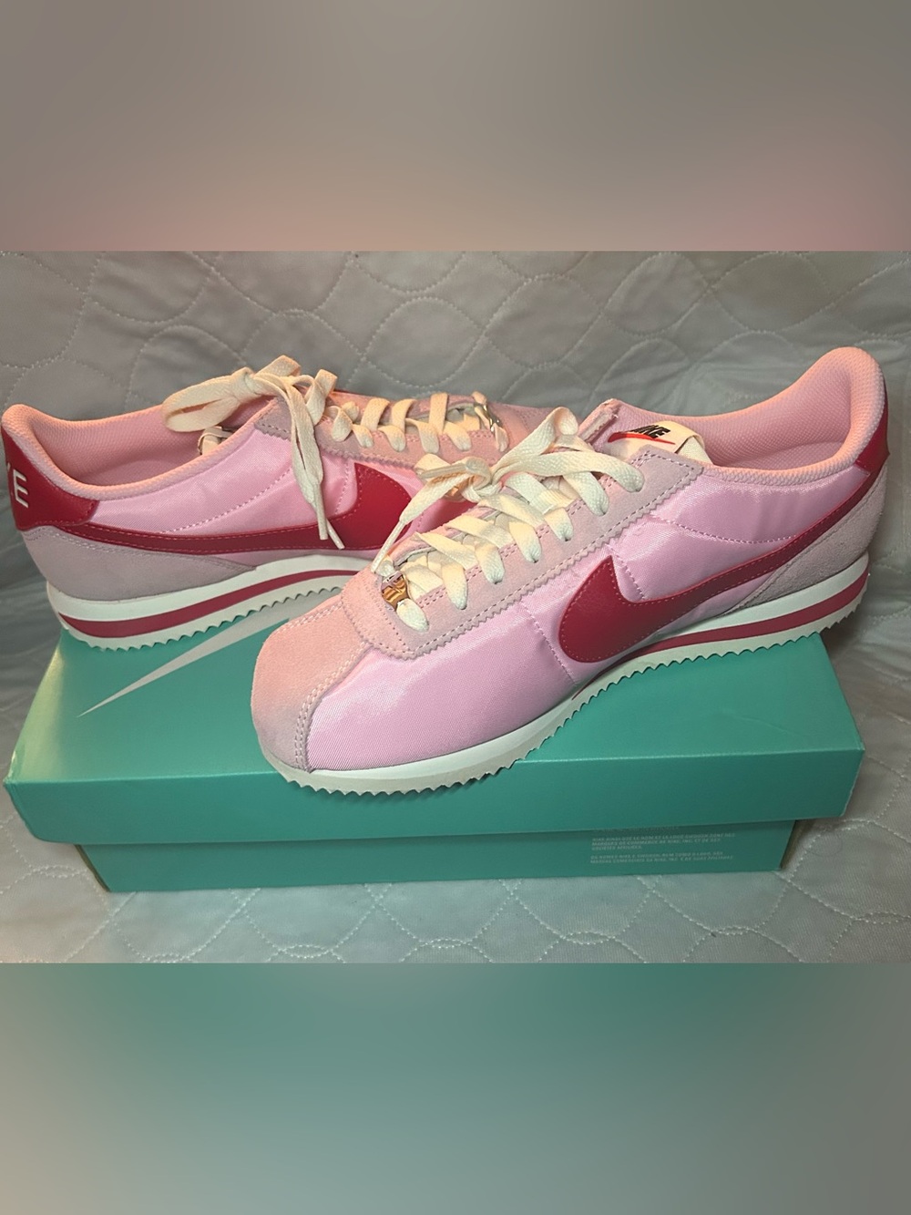 Nike Women's Pink and Berry Retro Runner Sneakers